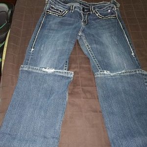 Cowgirl tuff's Hot stuff jeans with bling